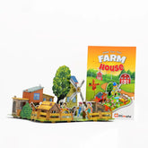 Buy DIY Farm House Model for Kids 8 to 12 Year Old I Make Your Own Paper Model